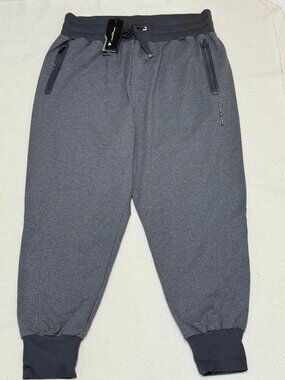 NWT Porsche Design Men's Elastic Waistband w/ Drawstring Sweatpants - Gray - 2XL